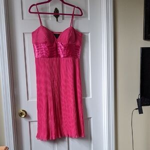 Pink Pleated Dress